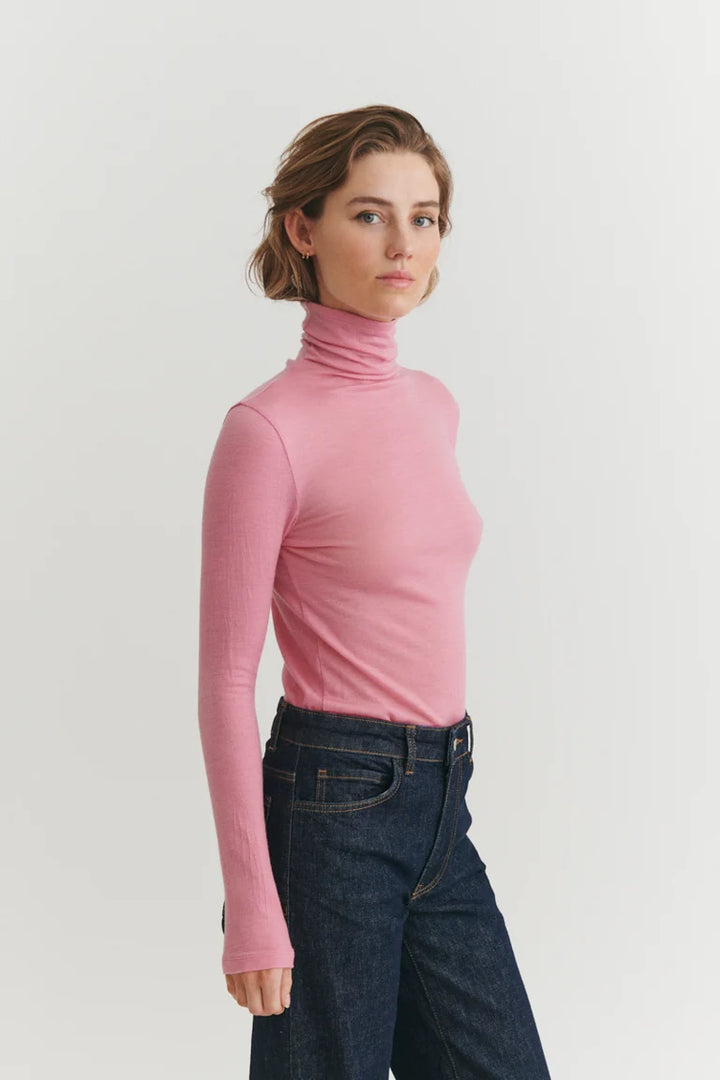 RINJA RÚLLUKRAGABOLUR ULLARBLANDA CASHMERE ROSE