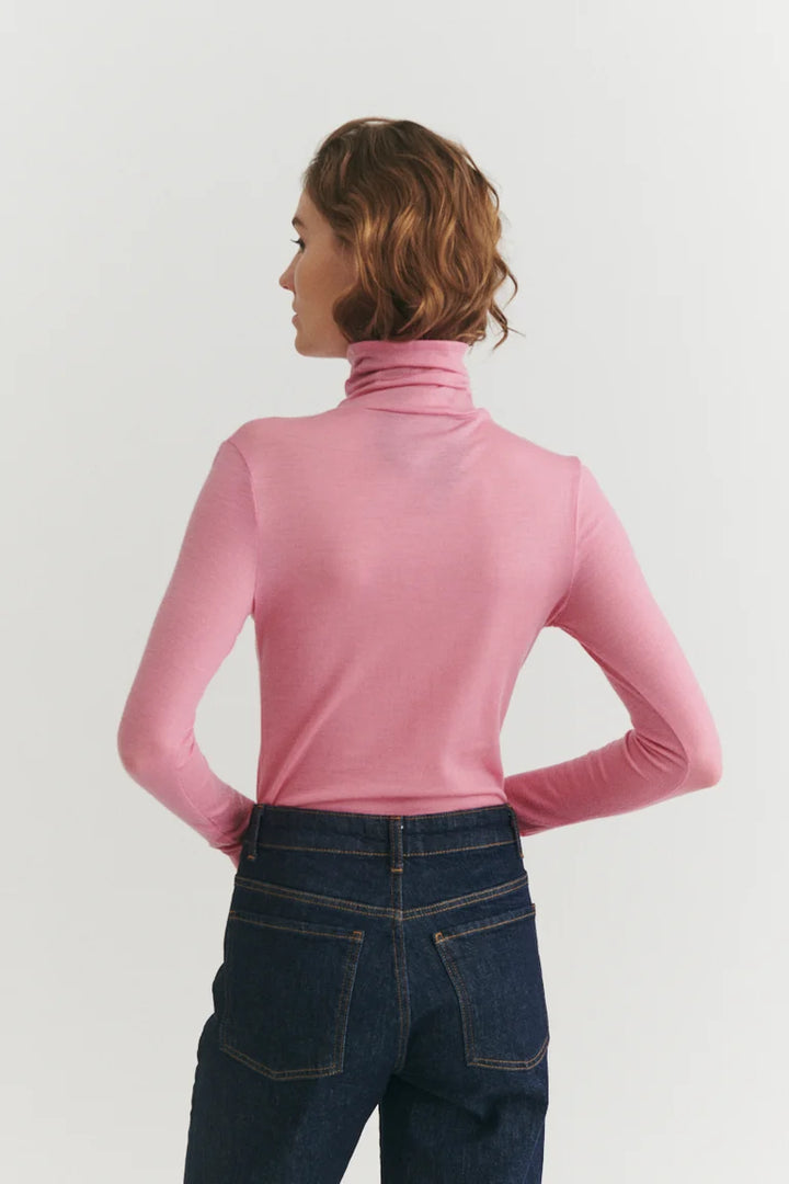 RINJA RÚLLUKRAGABOLUR ULLARBLANDA CASHMERE ROSE