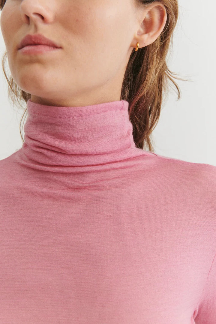 RINJA RÚLLUKRAGABOLUR ULLARBLANDA CASHMERE ROSE