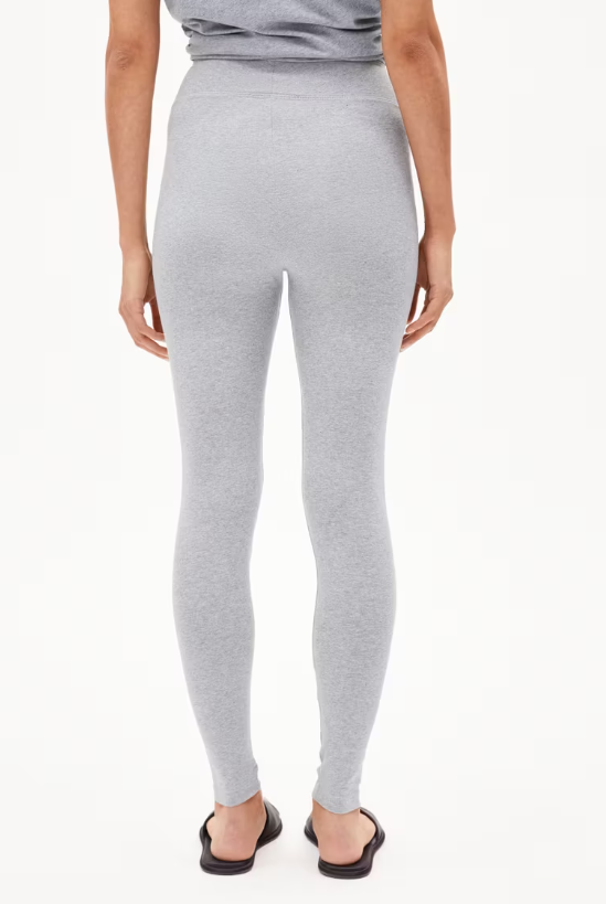 FARIBAA LEGGINGS LÍFRÆN BÓMULL Silver melange