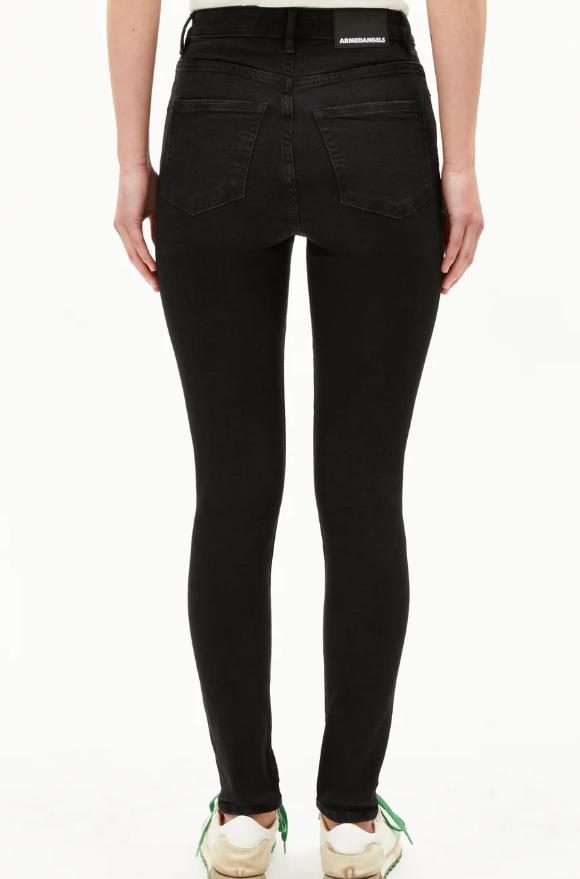 INGAA SKINNY GALLABUXUR RINSE BLACK