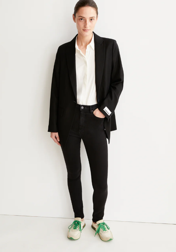 INGAA SKINNY GALLABUXUR RINSE BLACK