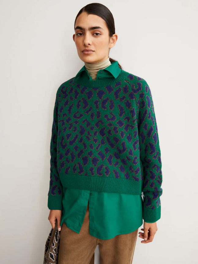DILIRIAA REGLANA PEYSA LEOPAA EMERALD GREEN