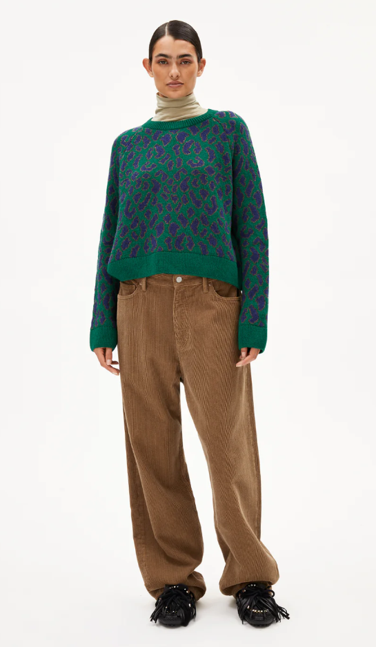 DILIRIAA REGLANA PEYSA LEOPAA EMERALD GREEN
