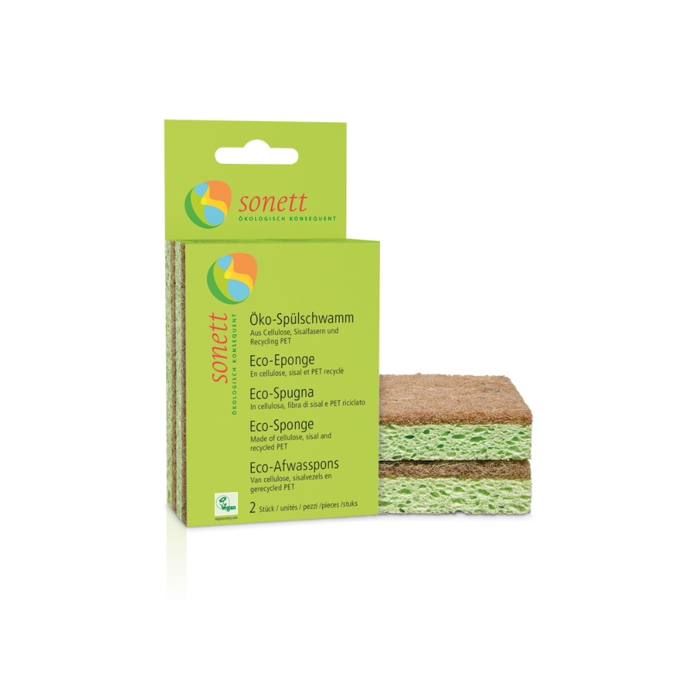 Eco-sponge svampur 2 stk