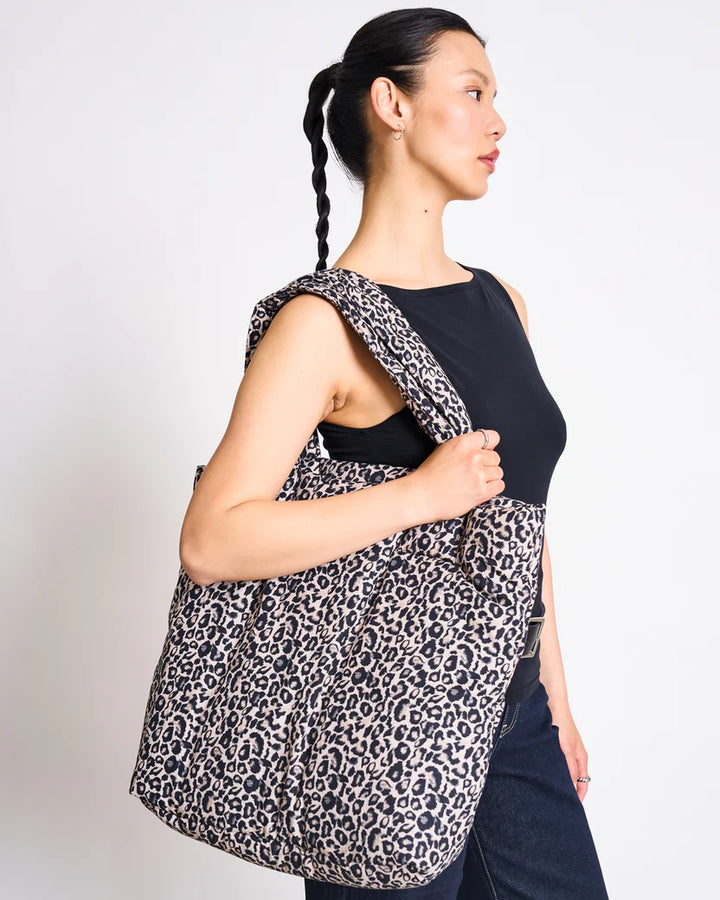 SMOL SHOPPER TASKA POPLIN LÍFRÆN BÓMULL LEO PRINT