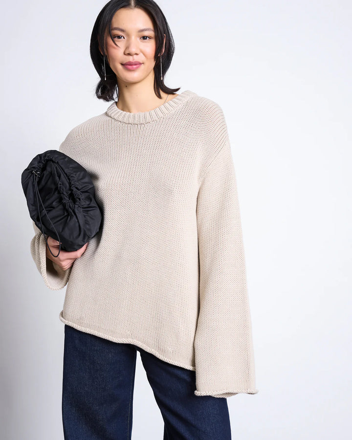 SONA HEAVY KNIT PEYSA LÍFRÆN BÓMULL IVORY