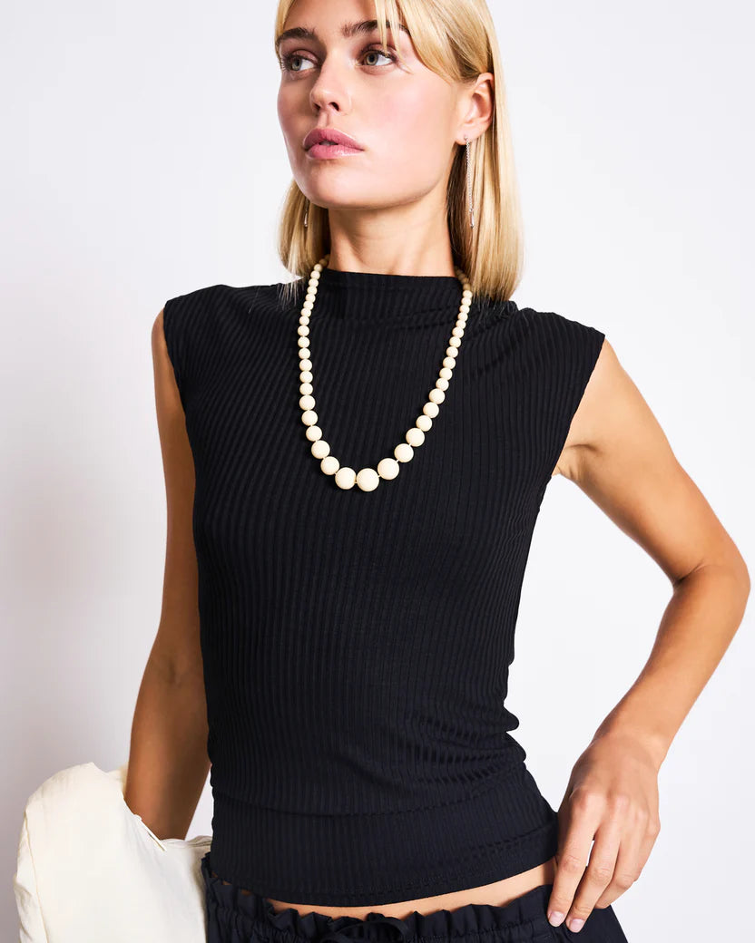 APIS RIB BOLUR ÚR TENCEL SVARTUR