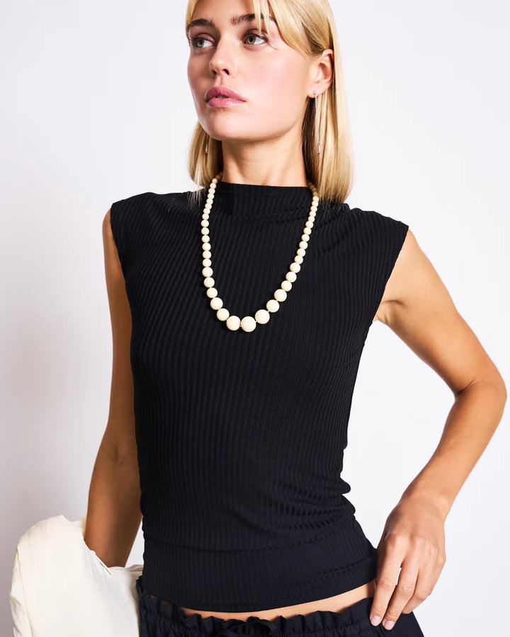 APIS RIB BOLUR ÚR TENCEL SVARTUR