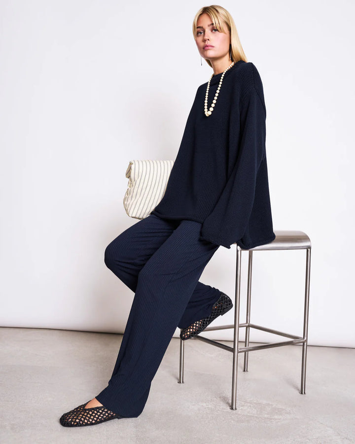 SONA HEAVY KNIT PEYSA LÍFRÆN BÓMULL NIGHTFALL