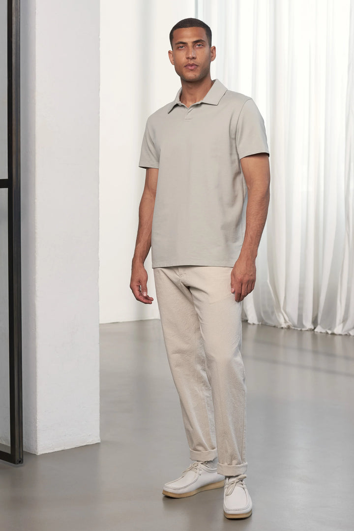 TODD POLO BOLUR ÚR LÍFRÆNNI BÓMULL REED