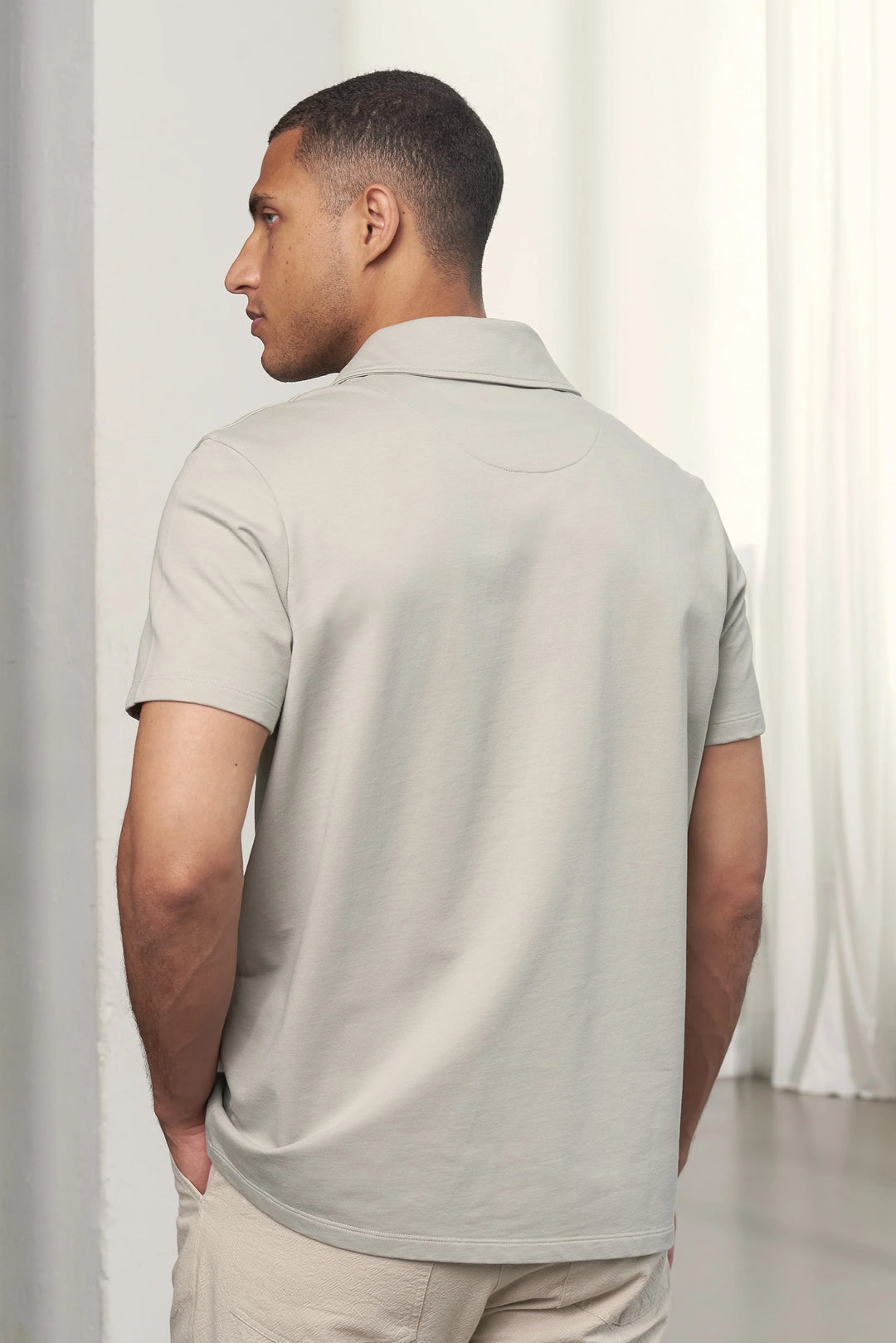 TODD POLO BOLUR ÚR LÍFRÆNNI BÓMULL REED