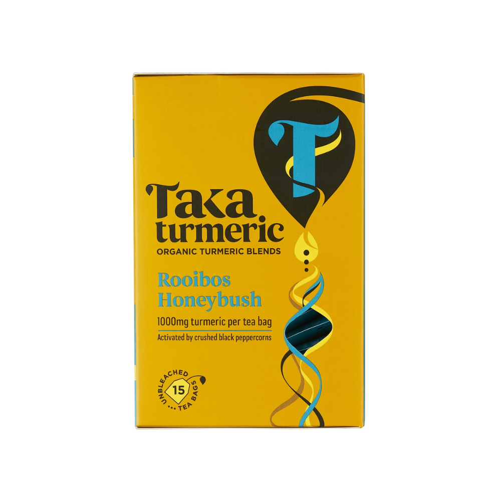 Taka Turmerik - verðlaunate. Rauðrunni &amp; honeybush.