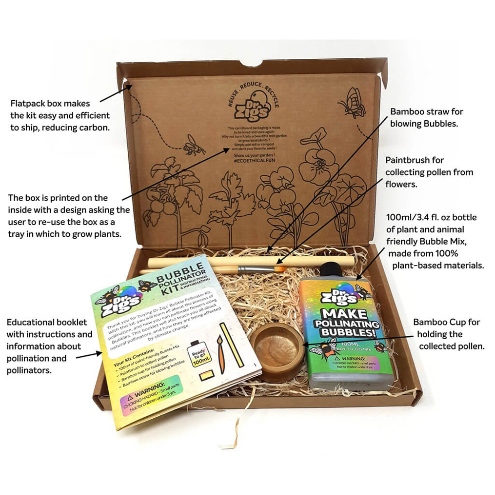 Frævunarsett / Bubble Pollinator Kit