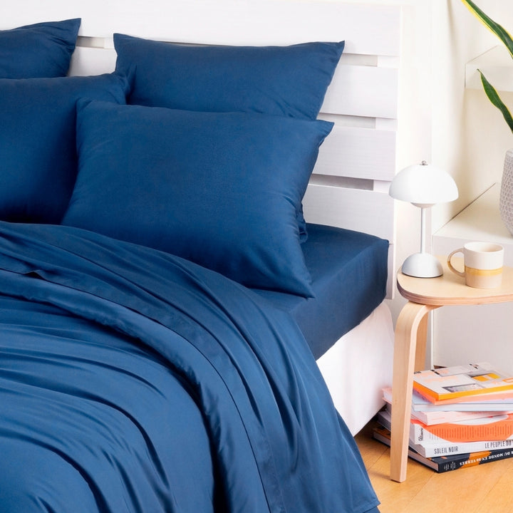 Bambus Sængurver / Duvet Cover - Navy Blue