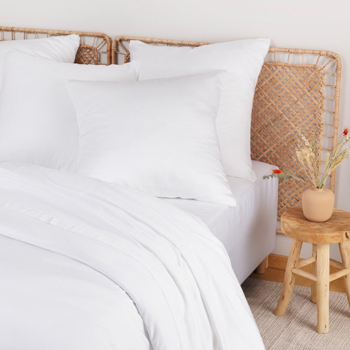 Bambus Sængurver / Duvet Cover - hvítt