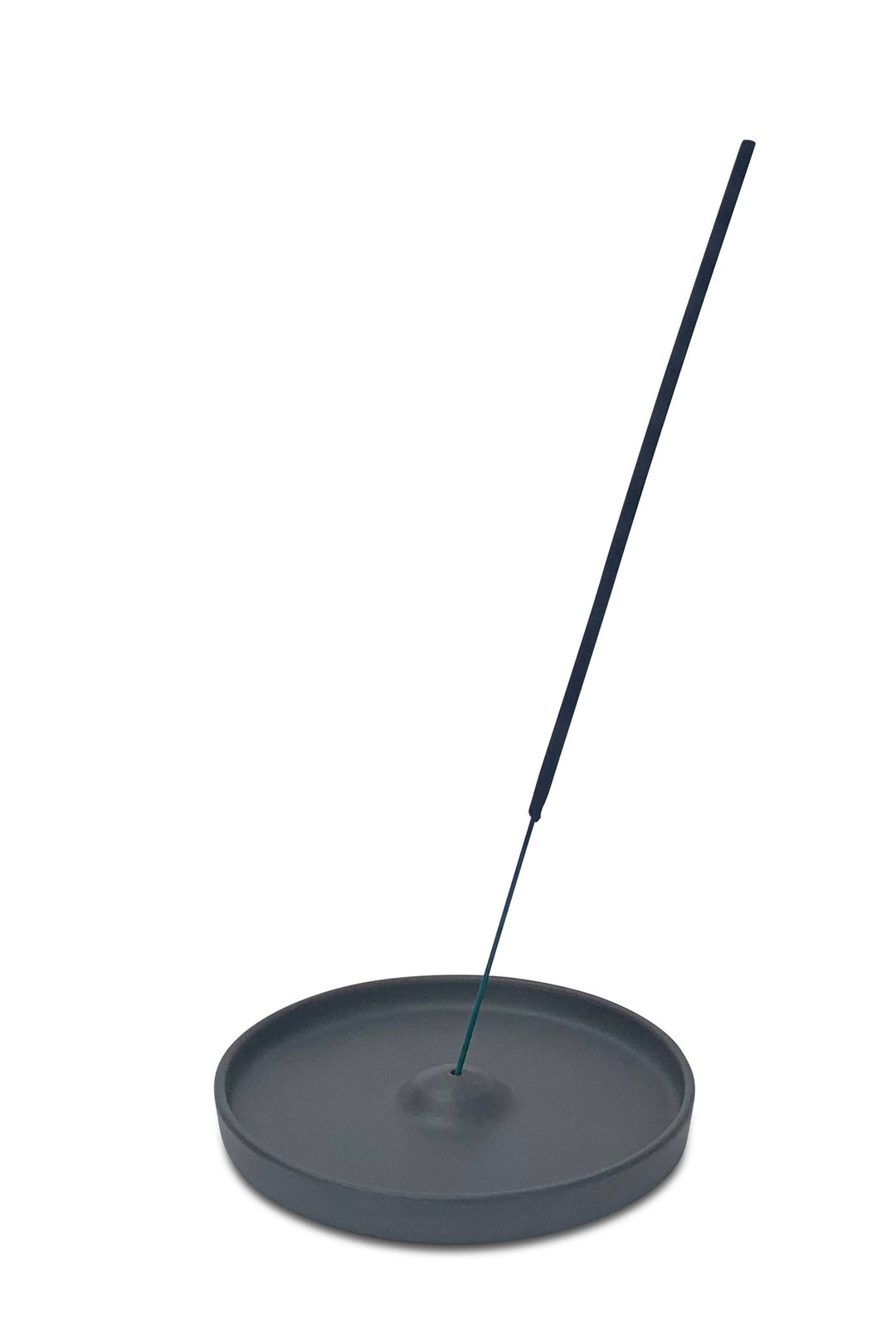 Reykelsisdiskur úr keramik - svartur