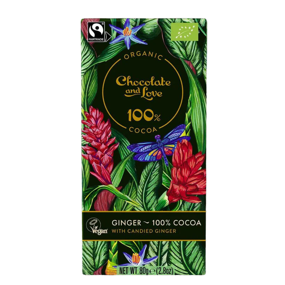 Candied ginger 100% Chocolate and Love