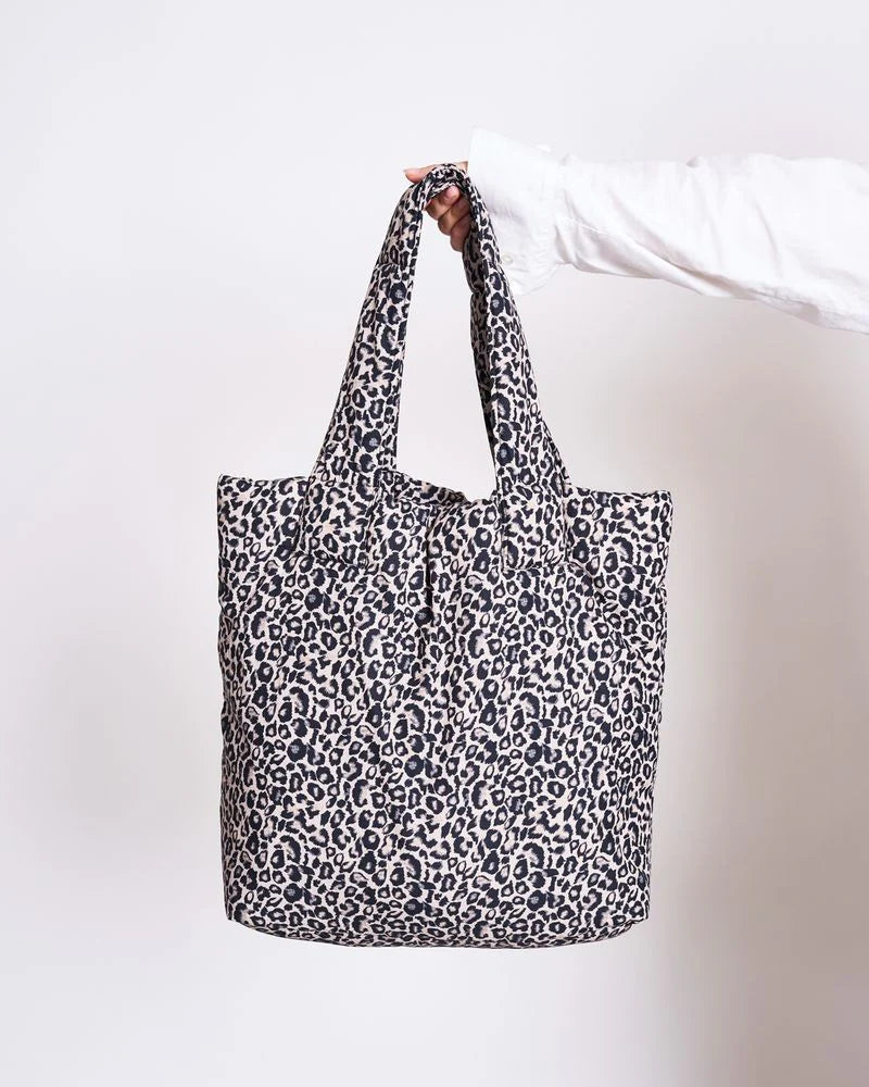 SMOL SHOPPER TASKA POPLIN LÍFRÆN BÓMULL LEO PRINT