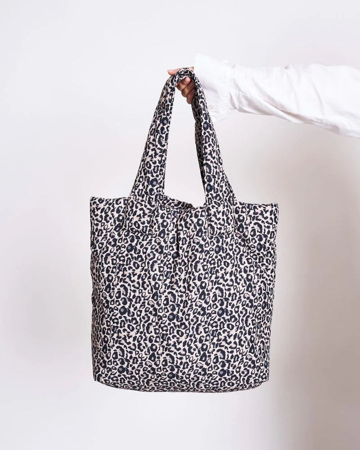 SMOL SHOPPER TASKA POPLIN LÍFRÆN BÓMULL LEO PRINT