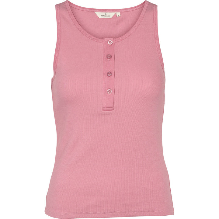 LUDMILLA GRANDDAD TANK CASHMERE ROSE