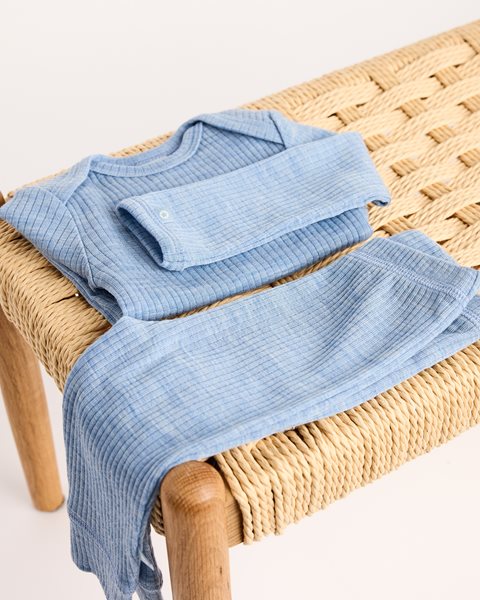 ULLAR LEGGINGS LIGHT BLUE MELANGE