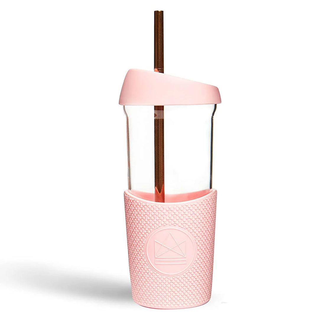 Smoothie glas 590ml - Pink Flamingo
