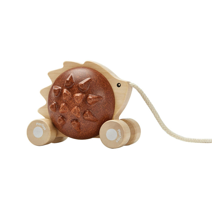 Pull along - Hedgehog - brown