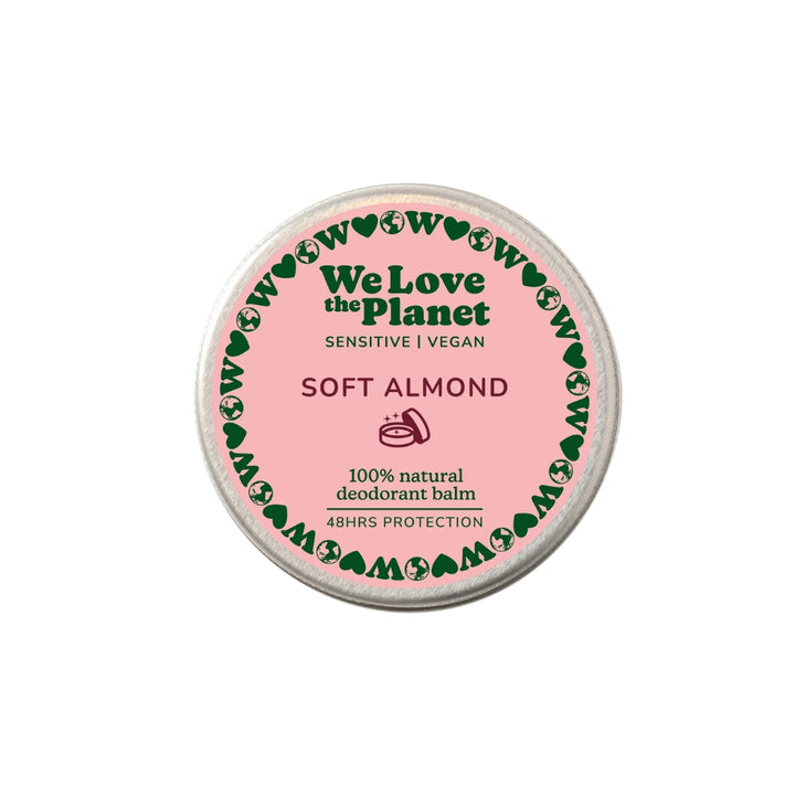 Náttúrulegur svitalyktareyðir í stáldós - Soft Almond (Vegan) (Sensitive)
