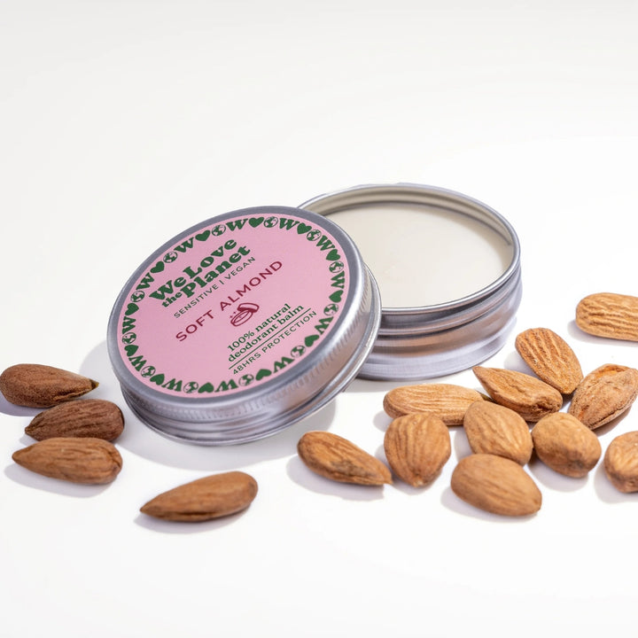Náttúrulegur svitalyktareyðir í stáldós - Soft Almond (Vegan) (Sensitive)