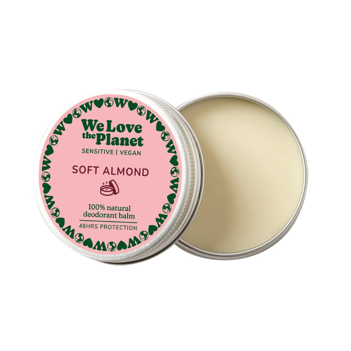 Náttúrulegur svitalyktareyðir í stáldós - Soft Almond (Vegan) (Sensitive)
