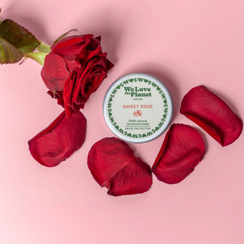 Náttúrulegur svitalyktareyðir í stáldós - Sweet Rose (Vegan)