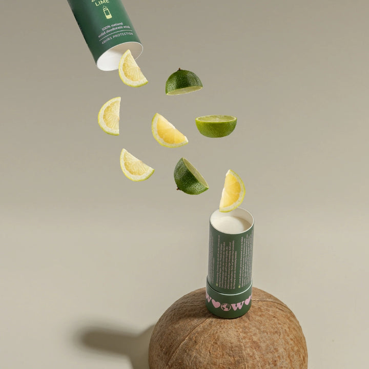 Náttúrulegur svitalyktareyðir í pappastifti - Zesty Lime (Vegan)