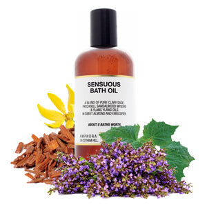 Baðolía Sensuous 100ml - gler